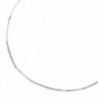 18K GARGANTILLA ORO BLANCO 43 CM
