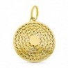 18K COLGANTE ORO AMARILLO CALADO 28 X 25 MM