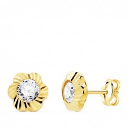 18K PENDIENTES ORO AMARILLO...