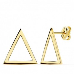 18K PENDIENTES TRIANGULO...