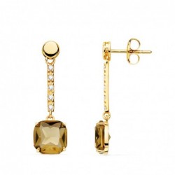 18K PENDIENTES ORO AMARILLO...