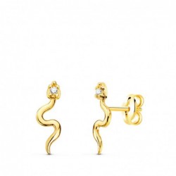 18K PENDIENTES ORO AMARILLO...