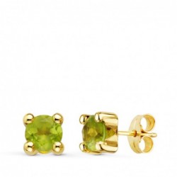 18K PENDIENTES GARRA ORO...