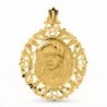 18K MEDALLA VIRGEN DE LA MACARENA CERCO 52 X 42 MM