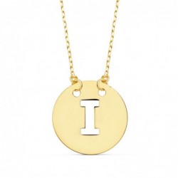 18K COLGANTE LETRA "I" 15...