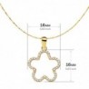 18K COLGANTE ESTRELLA CIRCONITAS 16 X 16MM. CADENA VENECIANA 42+3 CM.