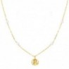 GARGANTILLA ORO AMARILLO VIRGEN NIÑA 8MM. PERLAS: 3,5MM. CADENA FORZADA 40 CM.