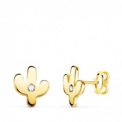 18K PENDIENTES ORO AMARILLO...