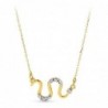 18K GARGANTILLA ORO AMARILLO SERPIENTE CIRCONITAS 18 X 10 MM. CADENA 45 CM