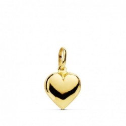 18K COLGANTE CORAZON LISO...