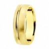 18K ALIANZA ORO AMARILLO MATE-BRILLO 5,5 MM.