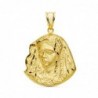 18K SILUETA VIRGEN DE LA MACARENA 24 X 19 MM