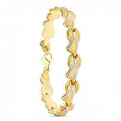 18K PULSERA BICOLOR...