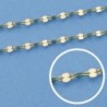 18K CADENA DIAMANTADA 40 CM. 2 MM.