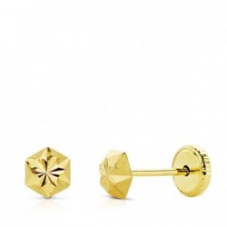 18K PENDIENTES ORO AMARILLO...