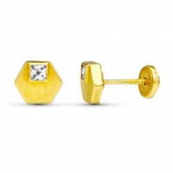 18K PENDIENTES ORO AMARILLO...