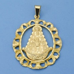 18K MEDALLA VIRGEN DEL...