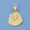 18K SILUETA VIRGEN DE LA MACARENA 25 X 20 MM