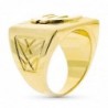 18K SELLO ORO AMARILLO EURO CUADRADO