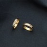 18K ALIANZA ORO BICOLOR TALLADA Y BORDES EN BRILLO. 4 MM.