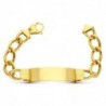 18K ESCLAVA ORO AMARILLO HUECA 21 CM. 12 MM