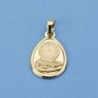 18K CHAPA RELOJ NIÑO 19 X 13 MM