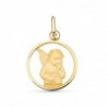 18K COLGANTE ORO AMARILLO ANGELITO 14 MM