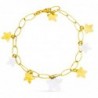 18K PULSERA BICOLOR ESTRELLAS. 3,50 GRS.