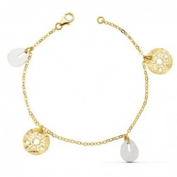 18K PULSERA BICOLOR...