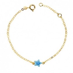 18K PULSERA BEBE ESTRELLA...