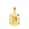 18K MEDALLA VIRGEN NIÑA. 19 X 14 MM. 1,90 GRS.@