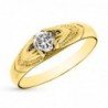 18K SOLITARIO ORO AMARILLO CADETE ANCHO 6 MM CIRCONITA 4 MM SIN FORRAR