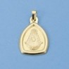 18K MEDALLA VIRGEN DEL ROCIO 24 X 16 MM