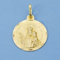 18K MEDALLA VIRGEN DE LA...