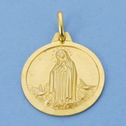 18K MEDALLA VIRGEN DE...