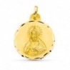 18K MEDALLLA ORO AMARILLO VIRGEN DE LA MACARENA 21 MM