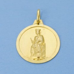 18K MEDALLA VIRGEN DE LA...