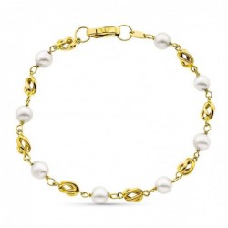 18K PULSERA ORO AMARILLO 17...