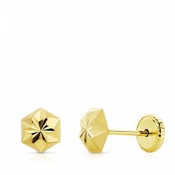 18K PENDIENTES ORO AMARILLO...