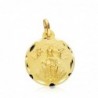 18K MEDALLA VIRGEN DE AFRICA 18MM