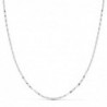 18K CADENA ORO BLANCO DIAMANTADA 40CM. 1,5MM.