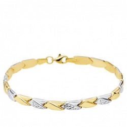 18K PULSERA BICOLOR...