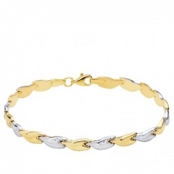 18K PULSERA BICOLOR...