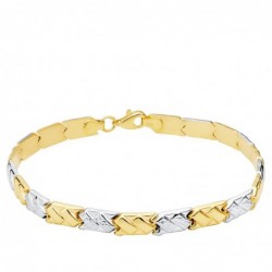 18K PULSERA BICOLOR...