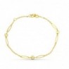 18K PULSERA ORO AMARILLO FLORES 18.50CM.