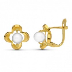 18K PENDIENTES ORO AMARILLO...