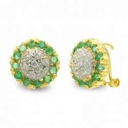 18K PENDIENTES ORO AMARILLO...