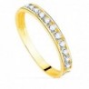 18K ALIANZA ORO AMARILLO CIRCONITAS REDONDAS. ANCHO CUERPO: 2,5 MM