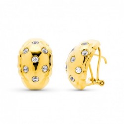 18K PENDIENTES ORO AMARILLO...