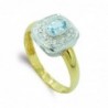 18K SORTIJA ORO BICOLOR PIEDRA.